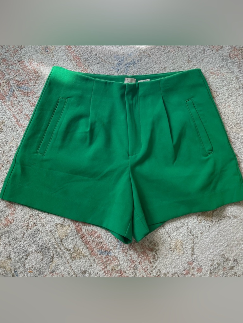 a new day Bright Green High Waist Tailored Shorts